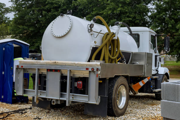 Porta potty delivery and setup in Central City, PA